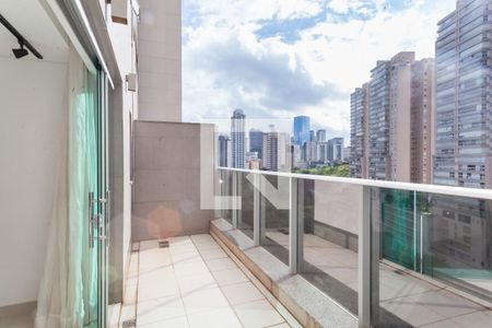 Varanda da Sala de apartamento para alugar com 2 quartos, 78m² em Vila da Serra, Nova Lima