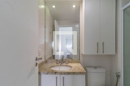 Banheiro da Suíte de apartamento para alugar com 1 quarto, 41m² em Várzea da Barra Funda, São Paulo
