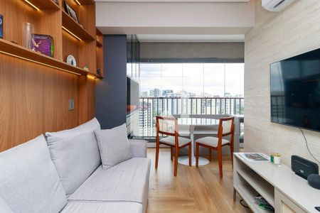 Sala de apartamento para alugar com 2 quartos, 47m² em Santo Amaro, São Paulo