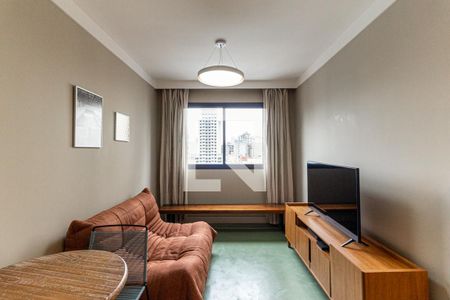 Sala de apartamento para alugar com 1 quarto, 27m² em Vila Buarque, São Paulo