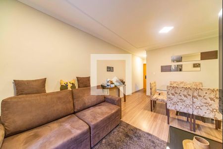 Sala de apartamento à venda com 3 quartos, 70m² em Jardim do Estádio, Santo André