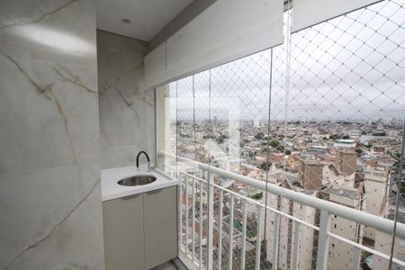 Varanda da Sala/Churrasqueira de apartamento para alugar com 2 quartos, 56m² em Vila Formosa, São Paulo