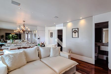 Sala de apartamento à venda com 3 quartos, 127m² em Vila Romana, São Paulo