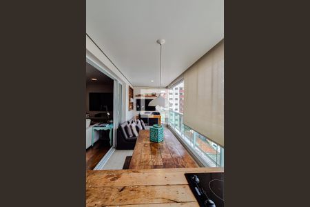 Varanda da Sala de apartamento à venda com 3 quartos, 127m² em Vila Romana, São Paulo