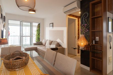 Sala de apartamento para alugar com 1 quarto, 49m² em Cerqueira César, São Paulo