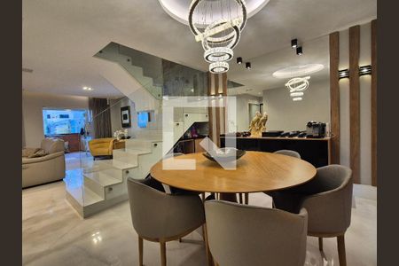 Sala de jantar  de casa de condomínio para alugar com 5 quartos, 400m² em Recreio dos Bandeirantes, Rio de Janeiro