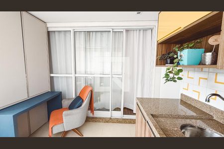 Varanda gourmet de apartamento à venda com 2 quartos, 76m² em Santana, São Paulo