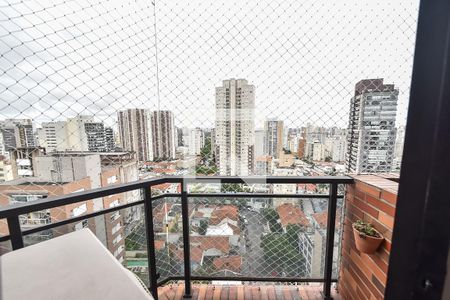 Varanda da sala de apartamento à venda com 1 quarto, 42m² em Vila Mariana, São Paulo