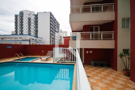 Área comum - Piscina de apartamento para alugar com 2 quartos, 84m² em Cidade Ocian, Praia Grande