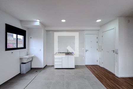 Sala/Cozinha de apartamento para alugar com 1 quarto, 38m² em Belenzinho, São Paulo