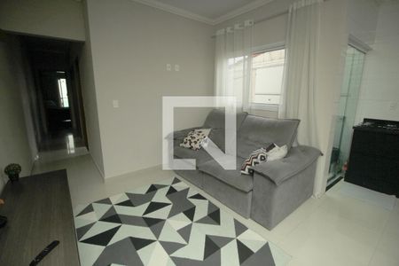 Sala de apartamento à venda com 3 quartos, 75m² em Vila Curuçá, Santo André