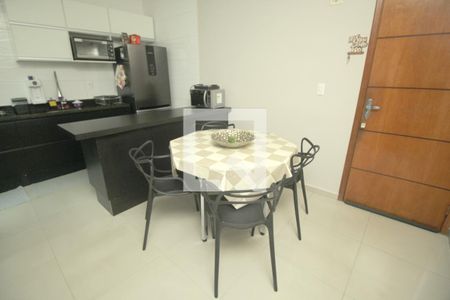 Sala de Jantar de apartamento à venda com 3 quartos, 75m² em Vila Curuçá, Santo André