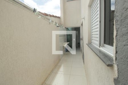 Área de Serviço de apartamento à venda com 3 quartos, 75m² em Vila Curuçá, Santo André