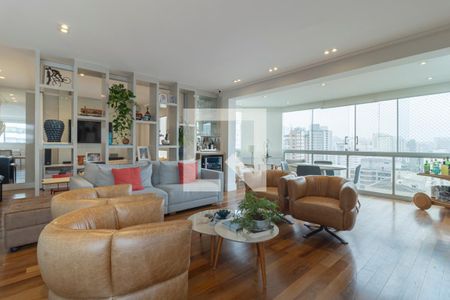 Sala de apartamento à venda com 2 quartos, 142m² em Moema, São Paulo