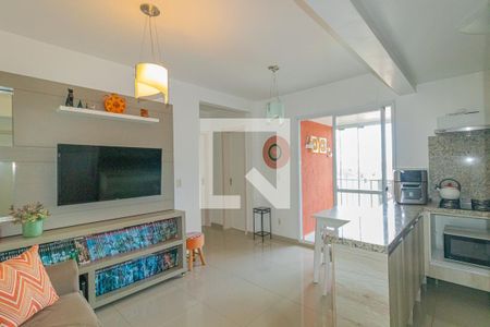 Sala de apartamento à venda com 2 quartos, 48m² em Fátima, Canoas