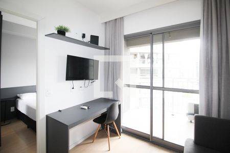 Sala de apartamento à venda com 1 quarto, 27m² em Vila Nova Conceição, São Paulo