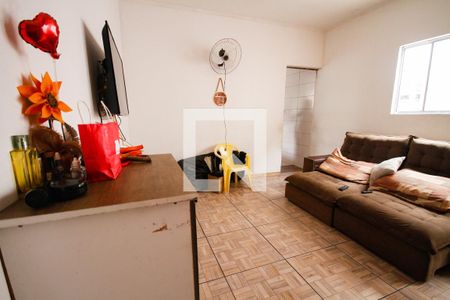 Sala de casa de condomínio para alugar com 3 quartos, 60m² em Balneario Japurá, Praia Grande