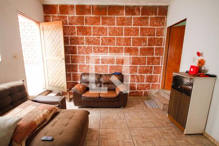 Sala de casa de condomínio para alugar com 3 quartos, 60m² em Balneario Japurá, Praia Grande