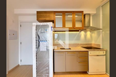 Sala/Cozinha de apartamento à venda com 2 quartos, 38m² em Vila Nova Conceição, São Paulo