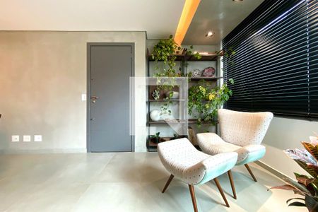 Detalhe da Sala de apartamento à venda com 3 quartos, 88m² em Anchieta, Belo Horizonte