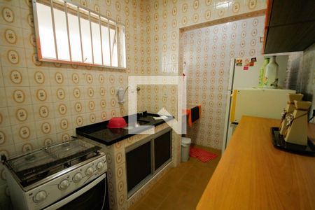 Cozinha de apartamento para alugar com 1 quarto, 53m² em Vila Caiçara, Praia Grande