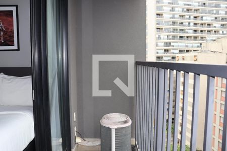 Varanda e Vista de kitnet/studio para alugar com 1 quarto, 29m² em Bela Vista, São Paulo