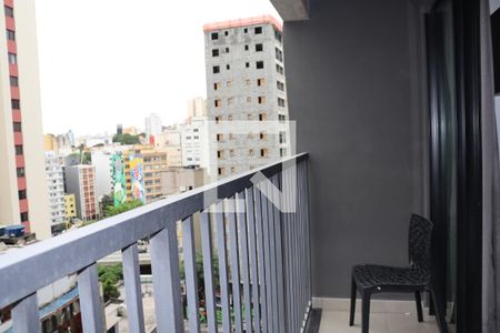 Varanda e Vista de kitnet/studio para alugar com 1 quarto, 29m² em Bela Vista, São Paulo