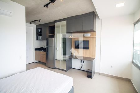 Sala / Quarto - Studio de kitnet/studio para alugar com 1 quarto, 23m² em Jardim das Acacias, São Paulo