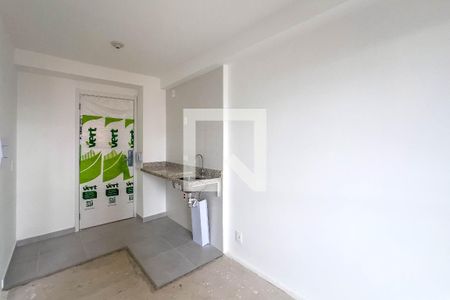 Sala e cozinha de apartamento à venda com 1 quarto, 25m² em Ipiranga, São Paulo