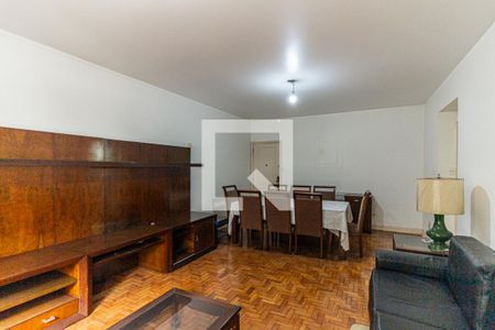 Sala de apartamento para alugar com 3 quartos, 128m² em Consolação, São Paulo