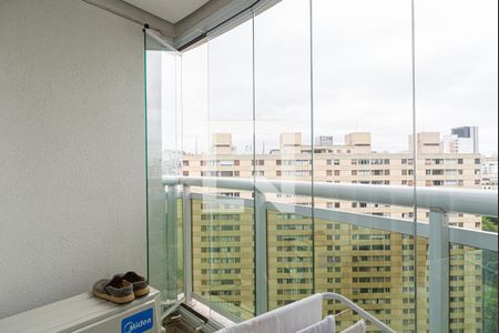 Varanda da Sala de apartamento à venda com 2 quartos, 55m² em Consolação, São Paulo