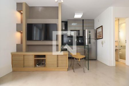 Sala/Cozinha de apartamento à venda com 1 quarto, 72m² em Vila Madalena, São Paulo