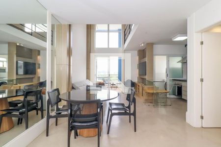 Sala/Cozinha de apartamento à venda com 1 quarto, 72m² em Vila Madalena, São Paulo