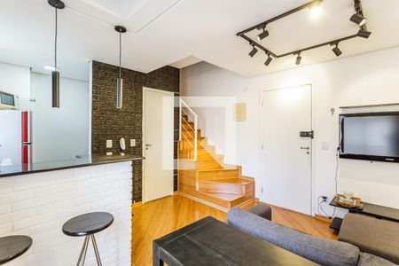 Sala de apartamento para alugar com 1 quarto, 45m² em Itaim Bibi, São Paulo