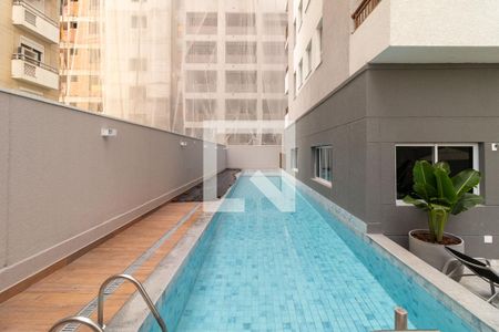 Área comum - Piscina de kitnet/studio para alugar com 1 quarto, 29m² em Perdizes, São Paulo