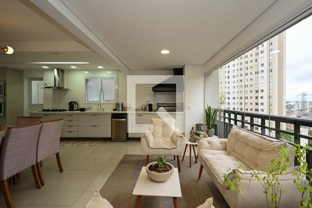 Varanda de apartamento à venda com 3 quartos, 128m² em Vila Andrade, São Paulo