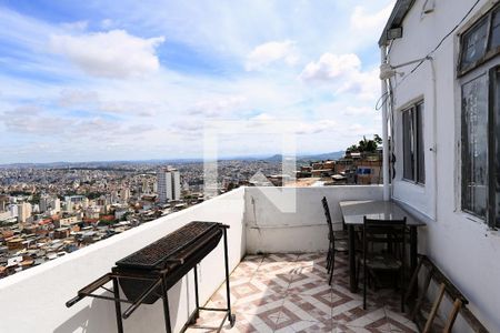 Varanda da Sala de casa à venda com 3 quartos, 110m² em São Lucas, Belo Horizonte