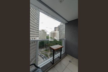 Sacada de apartamento à venda com 1 quarto, 20m² em Centro Histórico de São Paulo, São Paulo