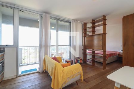 Sala/Cozinha de apartamento à venda com 1 quarto, 37m² em Sumarezinho, São Paulo