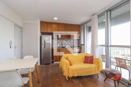 Sala/Cozinha de apartamento à venda com 1 quarto, 37m² em Sumarezinho, São Paulo