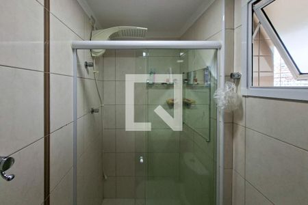 Banheiro da Suíte de apartamento para alugar com 3 quartos, 127m² em Guilhermina, Praia Grande
