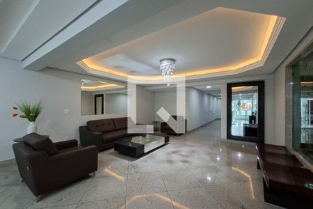 Hall de entrada de apartamento para alugar com 3 quartos, 127m² em Guilhermina, Praia Grande