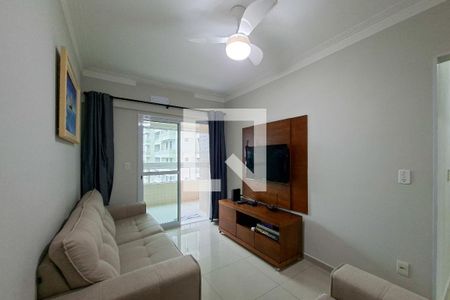 Sala de apartamento para alugar com 3 quartos, 127m² em Guilhermina, Praia Grande