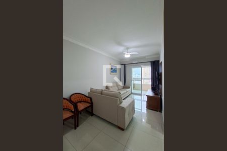 Sala de apartamento para alugar com 3 quartos, 127m² em Guilhermina, Praia Grande