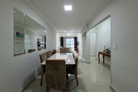 Sala de apartamento para alugar com 3 quartos, 127m² em Guilhermina, Praia Grande