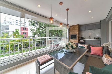 Varanda de apartamento à venda com 3 quartos, 125m² em Santo Amaro, São Paulo