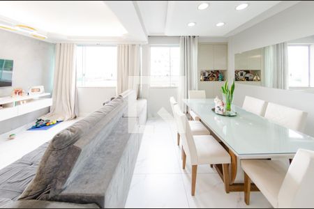 Sala de apartamento à venda com 3 quartos, 86m² em Salgado Filho, Belo Horizonte