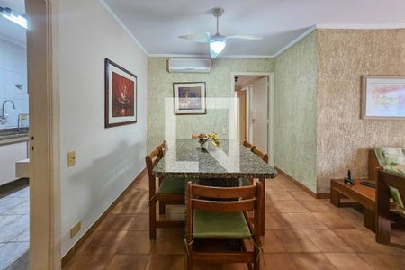 Sala de apartamento para alugar com 3 quartos, 130m² em Jardim Tres Marias, Guarujá