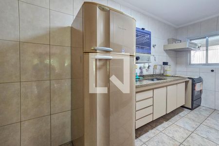 cozinha de apartamento para alugar com 3 quartos, 130m² em Jardim Tres Marias, Guarujá