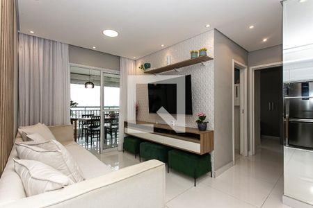 Sala de apartamento à venda com 2 quartos, 69m² em Chácara Seis de Outubro, São Paulo